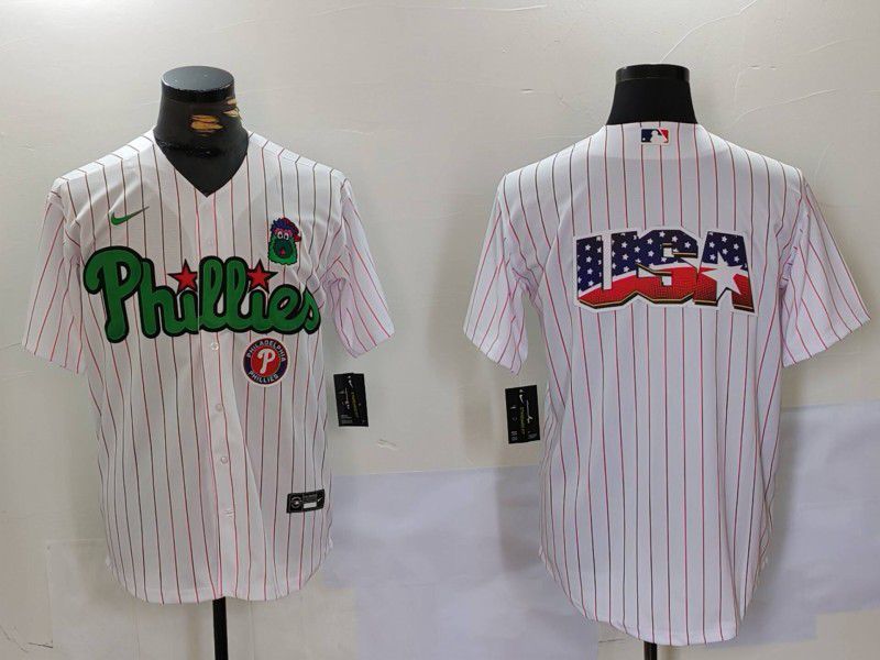 Men Philadelphia Phillies Blank White stripe Joint Name 2024 Nike MLB Jersey style 9025->seattle seahawks->NFL Jersey